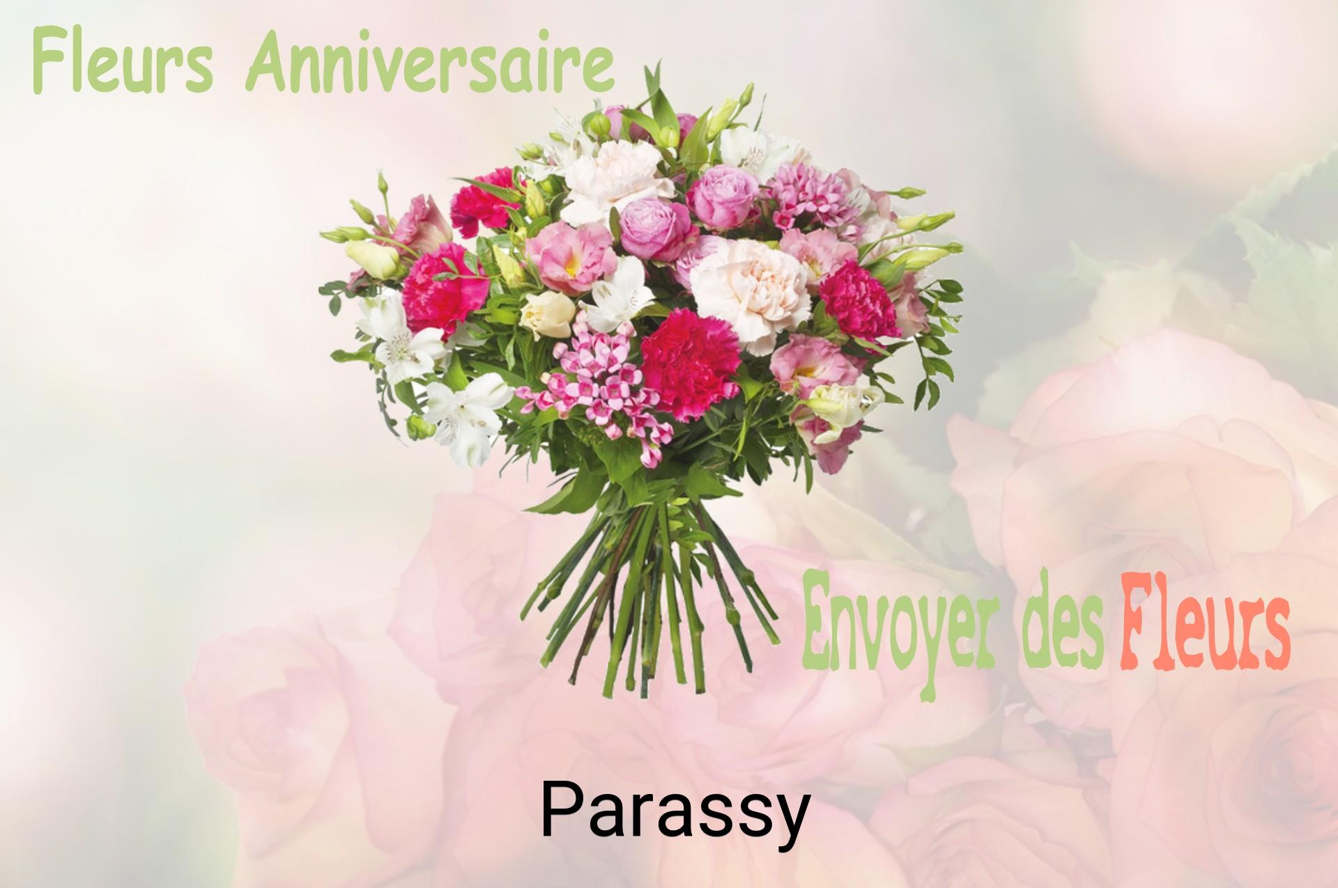 Bouquet de fleurs d’anniversaire livré à Parassy